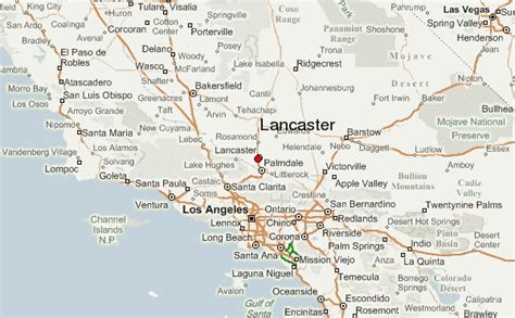 lancaster ca map